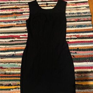 NWOT Juicy Couture Black Mini Dress with J zipper